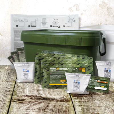 CONVAR™ 72 Stunden Notvorrat – Komplettpaket für 3 Tage Krisenversorgung