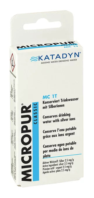 Katadyn Micropur Classic MC 1T/50 – Wasserkonservierungstabletten (50 Stück)