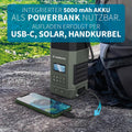 Albrecht DR 114 Kurbelradio DAB+/UKW – Notfallradio mit Campinglampe, Solar & Powerbank Bild 3
