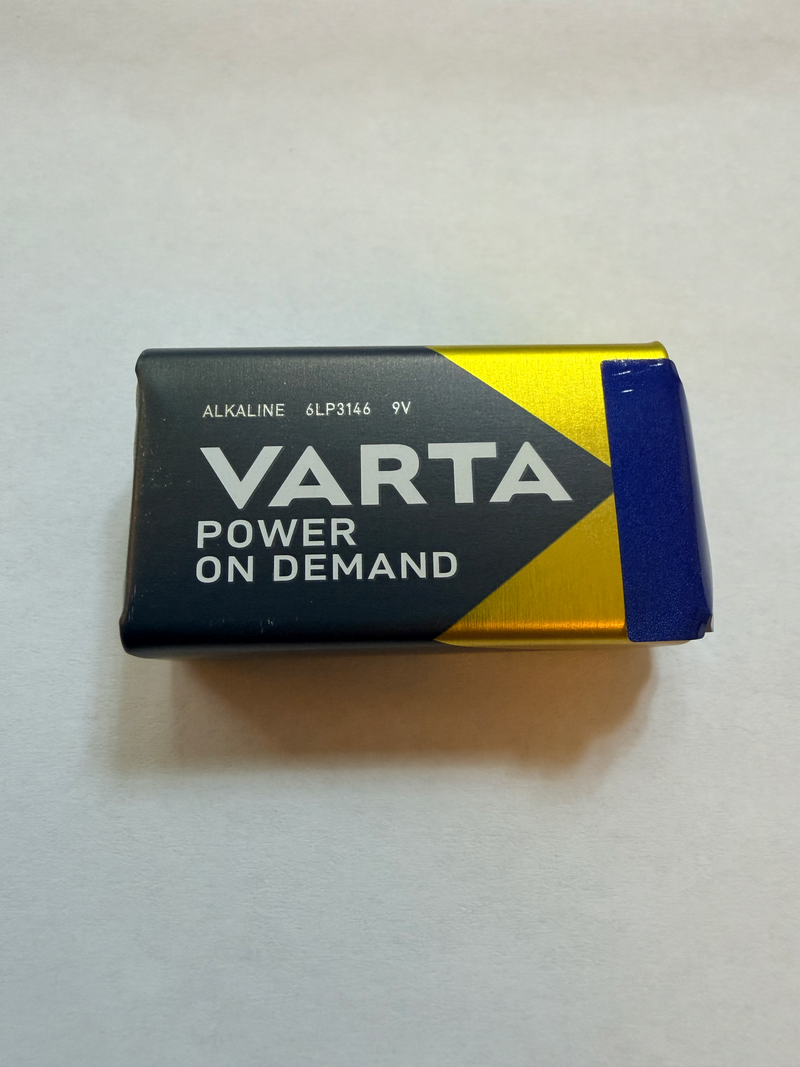 VARTA Power on Demand 9V Block (6LP3146) – Alkaline Batterie für Rauchmelder, Messgeräte & Notfall
